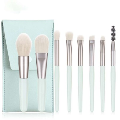 Best set of proffessional luxery mini soft fur nylon wool makeup brush set